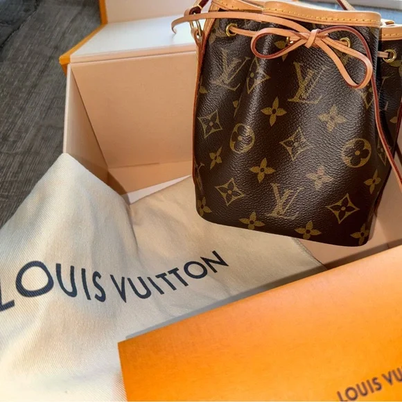 Louis Vuitton 100% authentic Monogram Nano Noe Bag M41346 - Picture 2 of 15